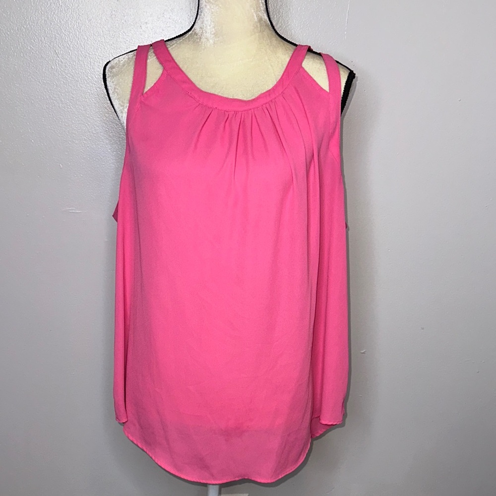 Torrid Pink Cutout Tank Top